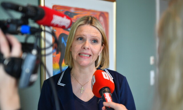 - I dag går du på en smell, Sylvi. Og du har styrt dit selv